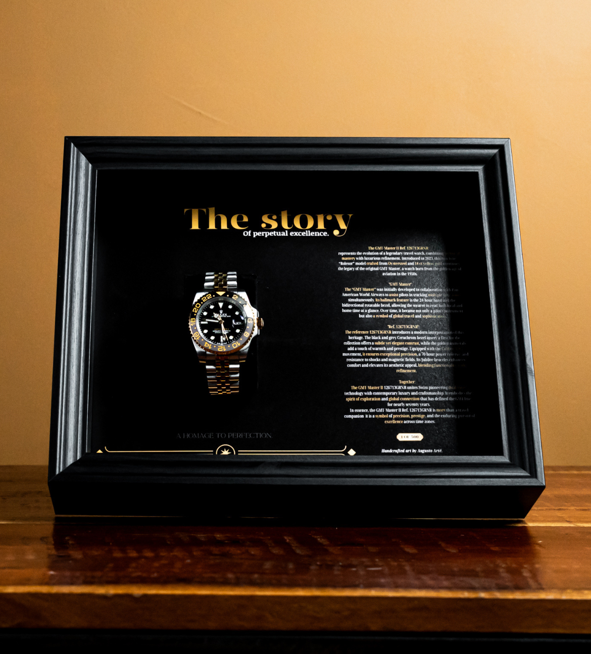 The Story of Perpetual Excellence™ Gelimiteerde 3D Kunst (1 van de 500 wereldwijd)