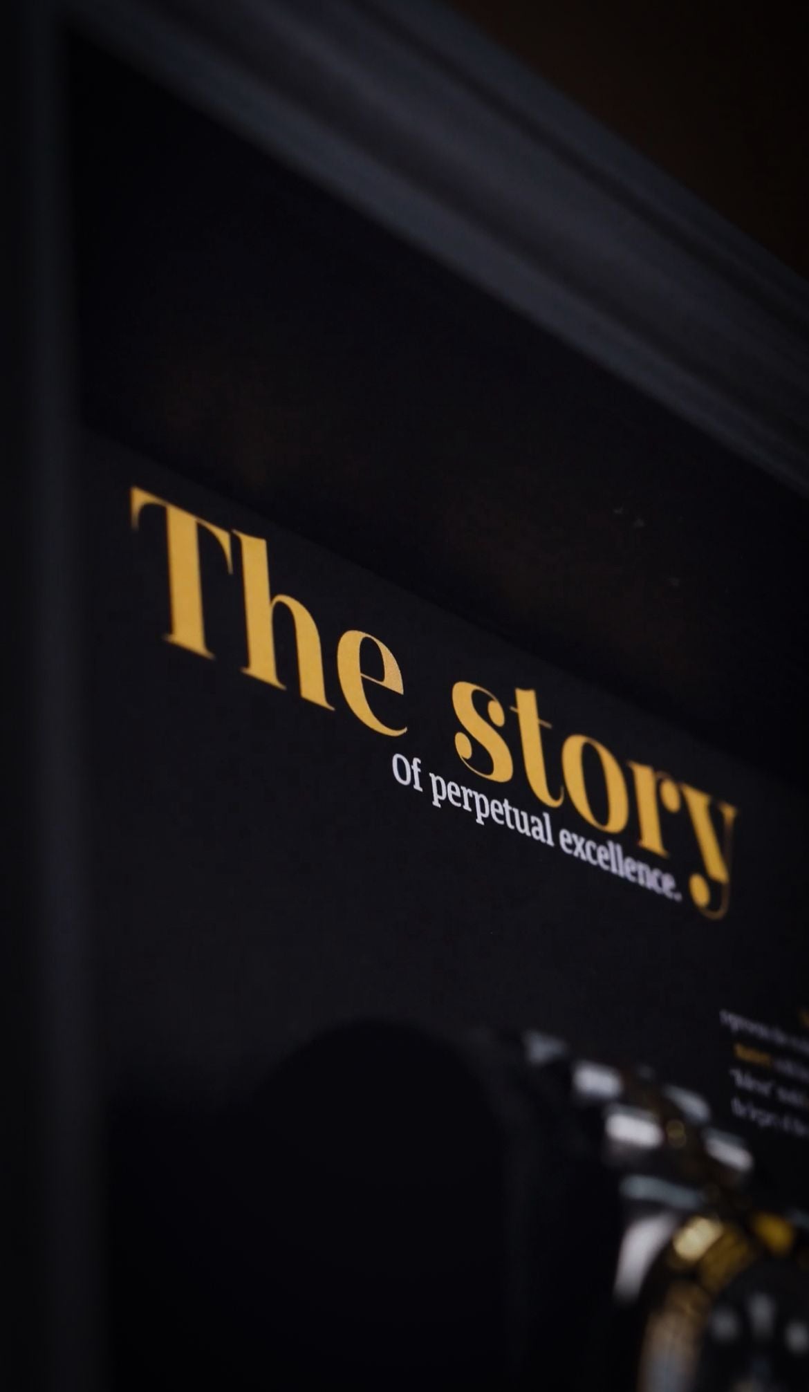 The Story of Perpetual Excellence™ Gelimiteerde 3D Kunst (1 van de 500 wereldwijd)